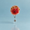 Real flower Badge reel